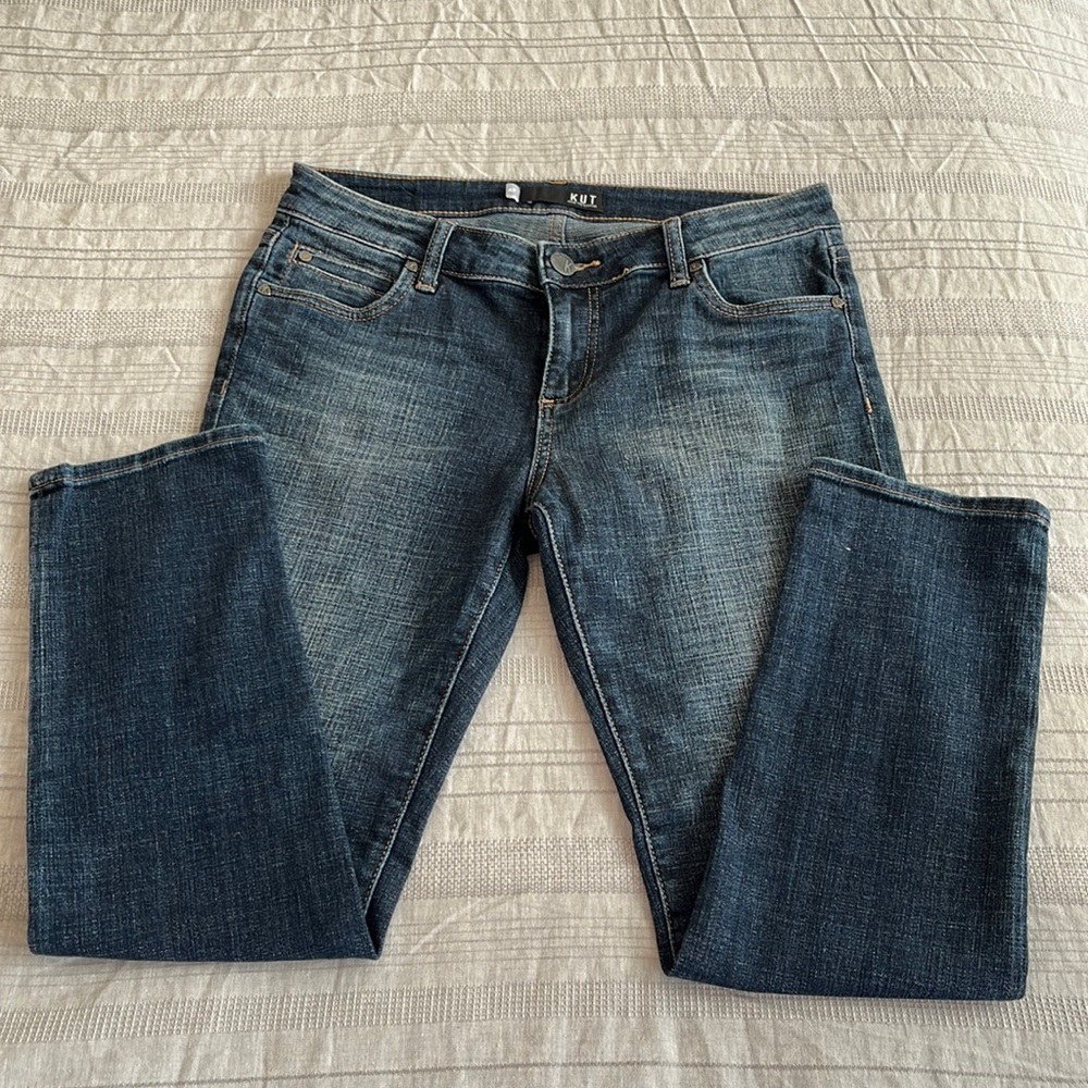 Woman’s Kut Boyfriend Jeans, Petite 4, 26.5. inch inseam